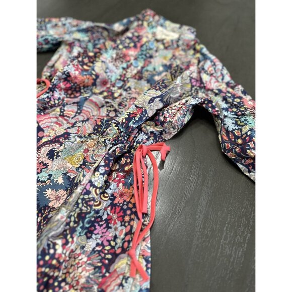 Bijou Sauvage Size 8 Long Sleeved Floral Button Dress NWT - Picture 3 of 6